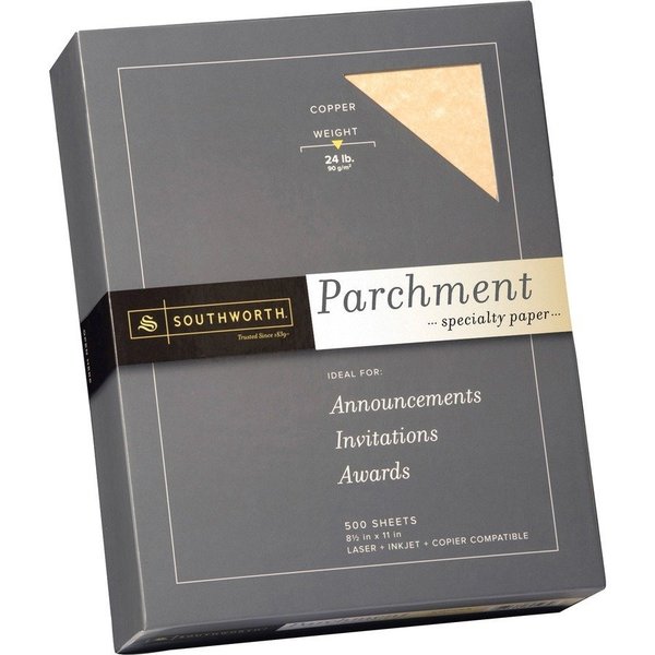 Southworth Paper, Parchment, 24#, Copper Pk SOU894C